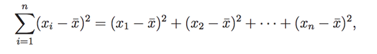 standard deviation