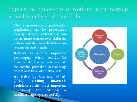 philosophy of working in partnership in health and social care 