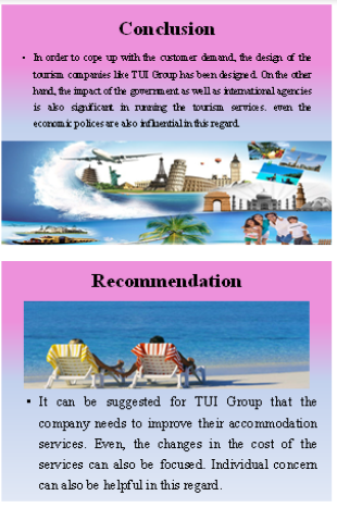 Conclusion travel and tourism sector