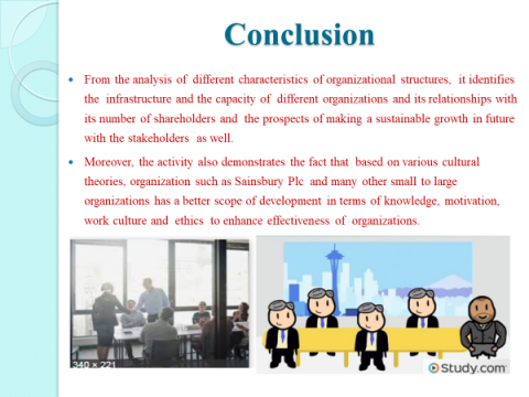 Conclusion on Organisational structure