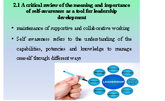  self-awareness as a tool for leadership development